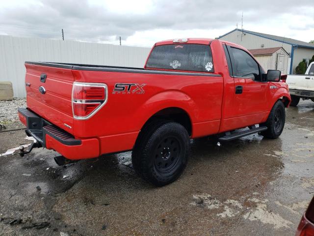 1FTMF1EF9EFA92006 - 2014 FORD F150 RED photo 3