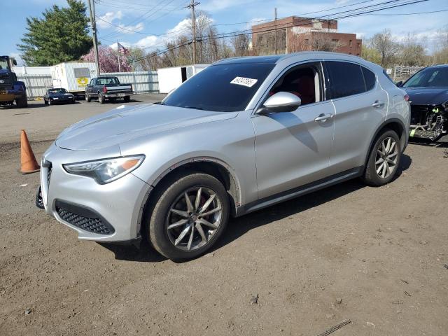 ZASFAKBN8J7B78895 - 2018 ALFA ROMEO STELVIO TI SILVER photo 1