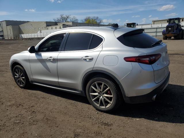 ZASFAKBN8J7B78895 - 2018 ALFA ROMEO STELVIO TI SILVER photo 2