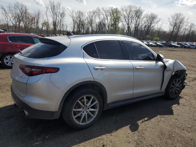 ZASFAKBN8J7B78895 - 2018 ALFA ROMEO STELVIO TI SILVER photo 3