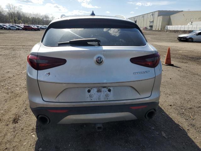 ZASFAKBN8J7B78895 - 2018 ALFA ROMEO STELVIO TI SILVER photo 6