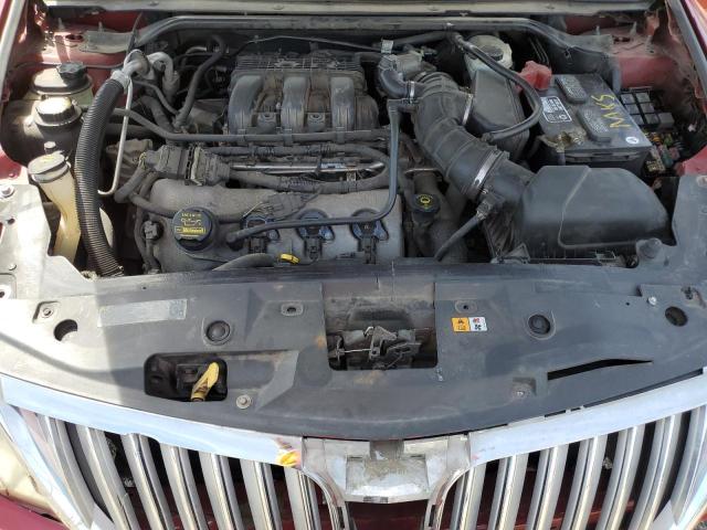 1LNHM93R29G608169 - 2009 LINCOLN MKS RED photo 11