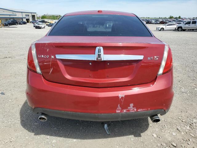 1LNHM93R29G608169 - 2009 LINCOLN MKS RED photo 6