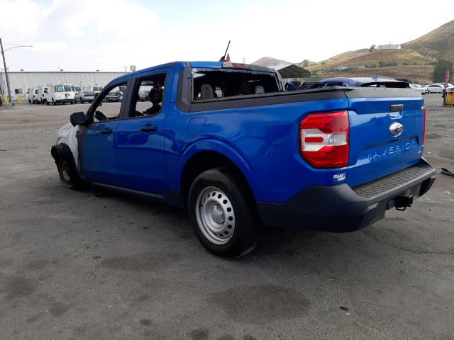 3FTTW8F93NRA17835 - 2022 FORD MAVERICK XL BLUE photo 2