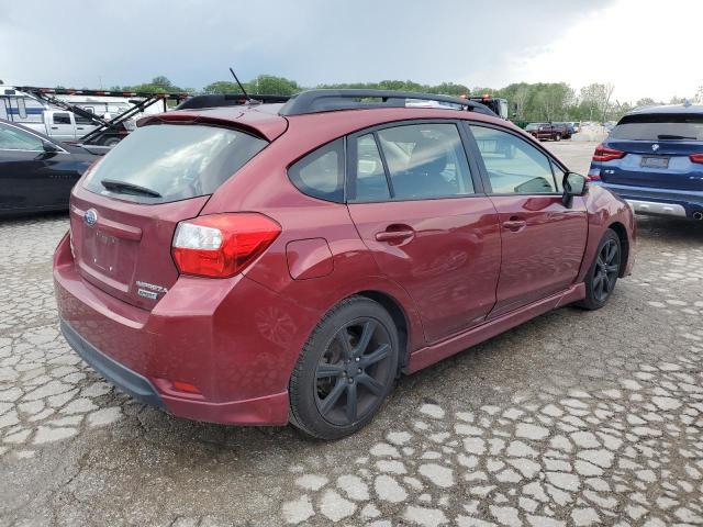 JF1GPAT61F8238729 - 2015 SUBARU IMPREZA SPORT BURGUNDY photo 3