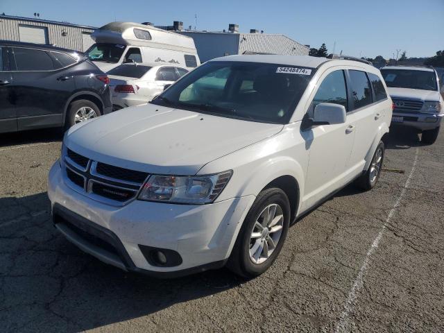 3C4PDCBG3DT593005 - 2013 DODGE JOURNEY SXT WHITE photo 1