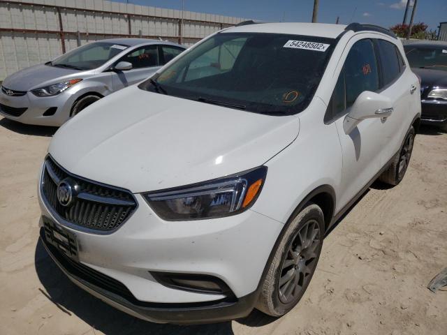 KL4CJ1SB0KB823110 - 2019 BUICK ENCORE SPORT TOURING WHITE photo 2