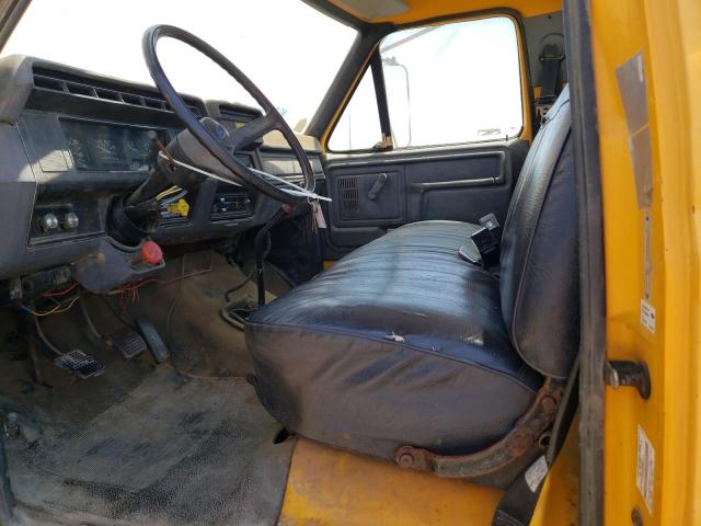 1FDPF70J5PVA09994 - 1993 FORD F700 YELLOW photo 7