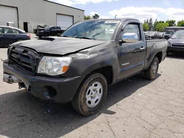 5TENX22N68Z490431 - 2008 TOYOTA TACOMA BLACK photo 1