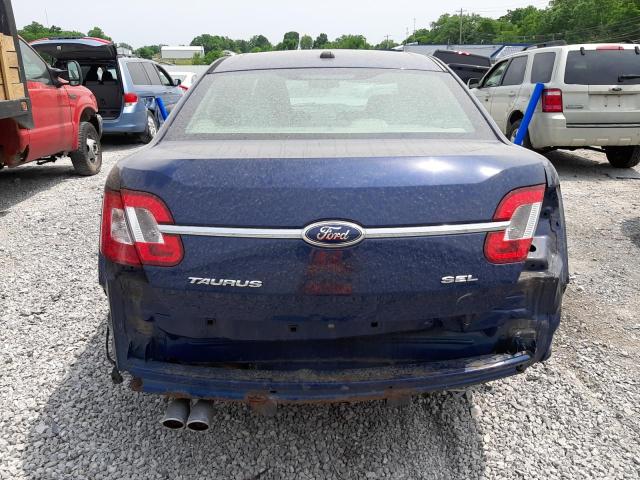 1FAHP2EW3CG121341 - 2012 FORD TAURUS SEL BLUE photo 6