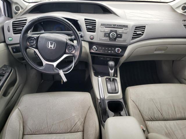 2HGFB2F92CH321805 - 2012 HONDA CIVIC EXL ვერცხლისფერი ფოტო 8