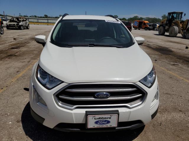 MAJ3P1TE4JC185682 - 2018 FORD ECOSPORT SE WHITE photo 5