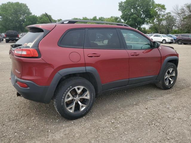 1C4PJMBS0FW733320 - 2015 JEEP CHEROKEE TRAILHAWK 勃艮第红 照片 3