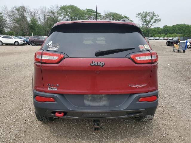 1C4PJMBS0FW733320 - 2015 JEEP CHEROKEE TRAILHAWK 勃艮第红 照片 6