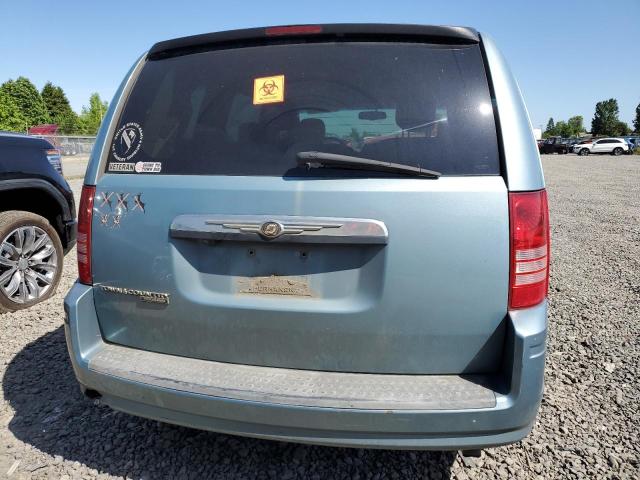 2A8HR54P78R626586 - 2008 CHRYSLER TOWN & COU TOURING TURQUOISE photo 6