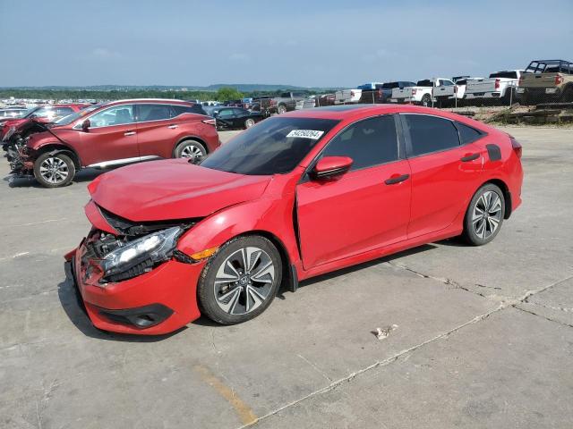 JHMFC1F32JX001165 - 2018 HONDA CIVIC EX RED photo 1