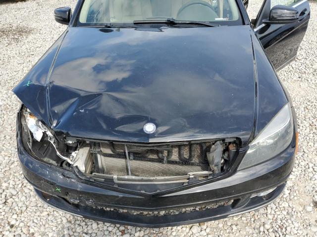 WDDGF8BB2BR163103 - 2011 MERCEDES-BENZ C 300 4MATIC BLACK photo 11
