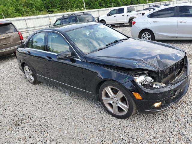 WDDGF8BB2BR163103 - 2011 MERCEDES-BENZ C 300 4MATIC BLACK photo 4