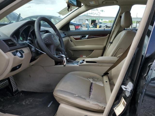 WDDGF8BB2BR163103 - 2011 MERCEDES-BENZ C 300 4MATIC BLACK photo 7