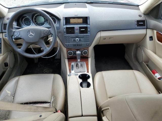 WDDGF8BB2BR163103 - 2011 MERCEDES-BENZ C 300 4MATIC BLACK photo 8