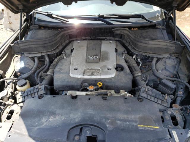 JNKAJ09F28M358518 - 2008 INFINITI EX35 BASE შავი ფოტო 11