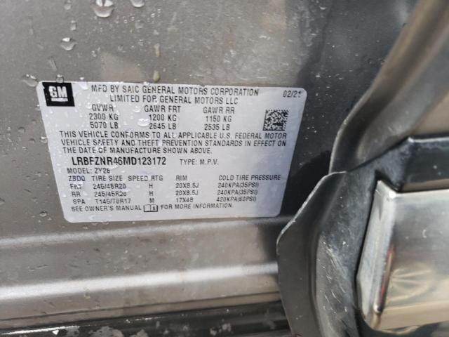 LRBFZNR46MD123172 - 2021 BUICK ENVISION ESSENCE Boz foto 13