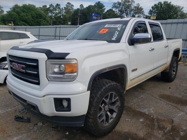 3GTU2VEC5EG469972 - 2014 GMC SIERRA K1500 SLT WHITE photo 1