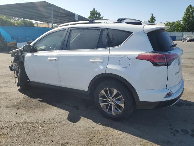 JTMRJREVXGD041347 - 2016 TOYOTA RAV4 HV XLE WHITE photo 2