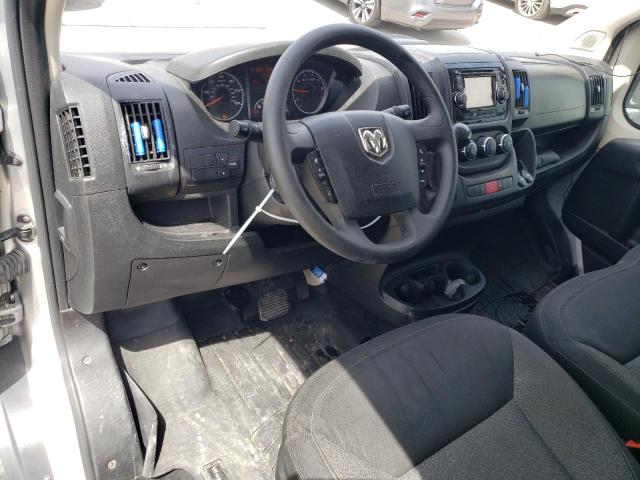 3C6TRVDG2HE535865 - 2017 RAM PROMASTER 2500 HIGH ვერცხლისფერი ფოტო 8