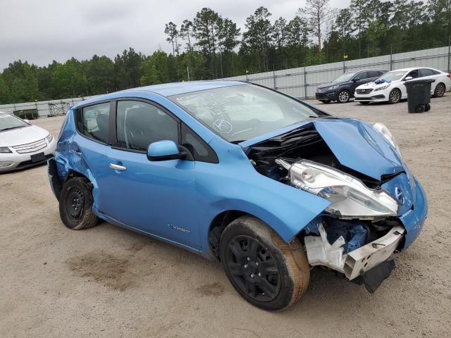 1N4AZ0CP6DC422836 - 2013 NISSAN LEAF S BLUE photo 4