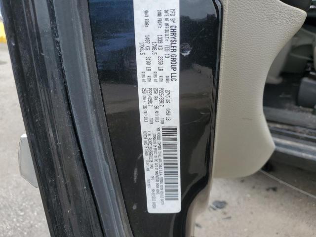 2C4RC1BG0DR681139 - 2013 CHRYSLER TOWN & COU TOURING Schwarz Foto 13