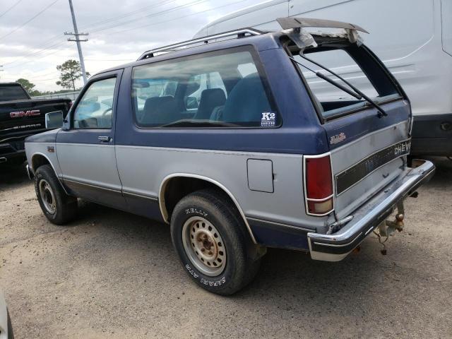 1G8CT18B2F8241028 - 1985 CHEVROLET BLAZER S10 BLUE photo 2