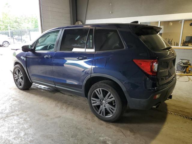 5FNYF8H58KB009243 - 2019 HONDA PASSPORT EXL BLUE photo 2