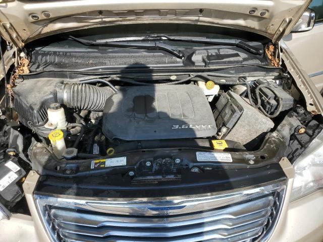 2C4RC1CG9DR534350 - 2013 CHRYSLER TOWN & COU TOURING L GOLD photo 12