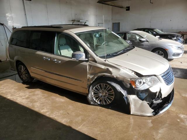 2C4RC1CG9DR534350 - 2013 CHRYSLER TOWN & COU TOURING L GOLD photo 4