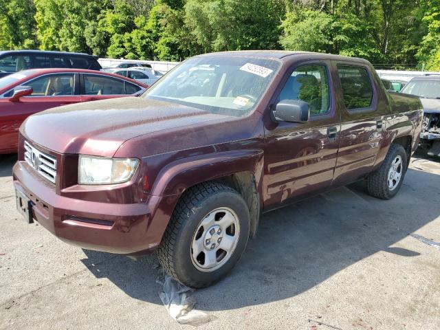 2HJYK16247H527505 - 2007 HONDA RIDGELINE RT MAROON photo 1