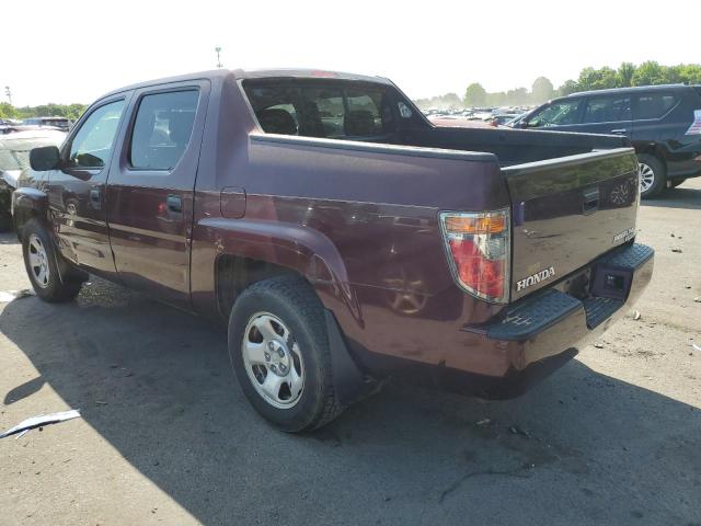 2HJYK16247H527505 - 2007 HONDA RIDGELINE RT MAROON photo 2