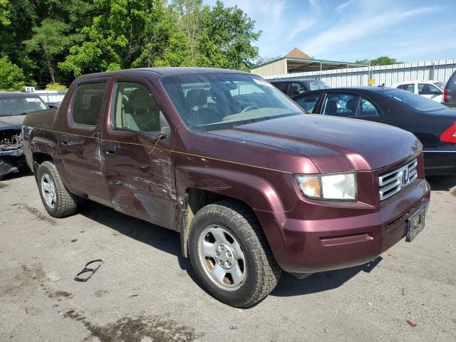 2HJYK16247H527505 - 2007 HONDA RIDGELINE RT MAROON photo 4