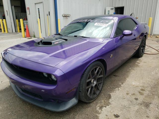 2C3CDZFJ9GH152651 - 2016 DODGE CHALLENGER R/T SCAT PACK PURPLE photo 1