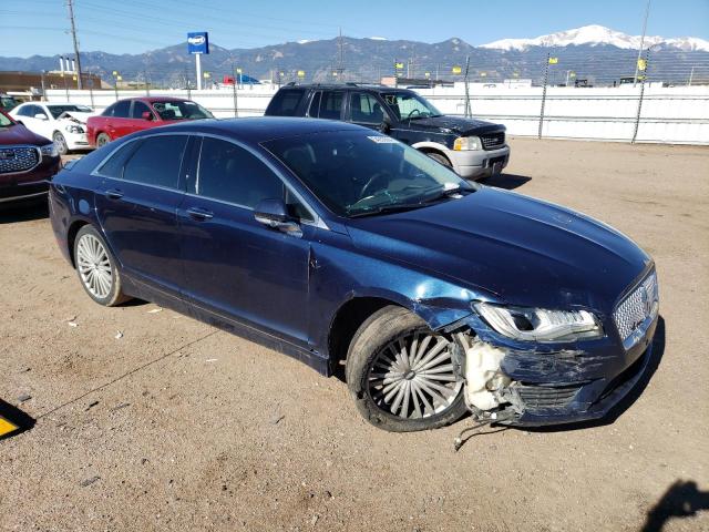 3LN6L5F93HR633698 - 2017 LINCOLN MKZ RESERVE ლურჯი ფოტო 4