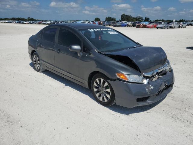 1HGFA16809L023091 - 2009 HONDA CIVIC EX GRAY photo 4