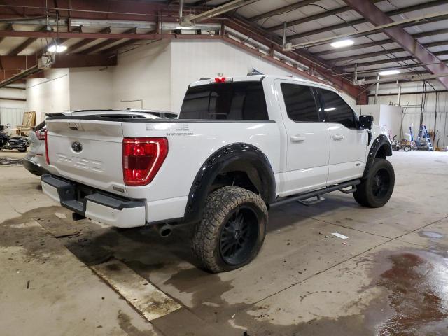 1FTFW1E53MKE12085 - 2021 FORD F150 SUPERCREW WHITE photo 3