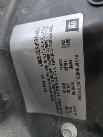 1G8AL55F67Z182857 - 2007 SATURN ION LEVEL 3 TAN photo 12