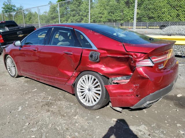 3LN6L5E98HR609415 - 2017 LINCOLN MKZ RESERVE წითელი ფოტო 2