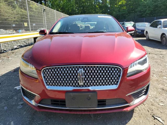 3LN6L5E98HR609415 - 2017 LINCOLN MKZ RESERVE წითელი ფოტო 5