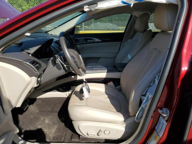 3LN6L5E98HR609415 - 2017 LINCOLN MKZ RESERVE წითელი ფოტო 7