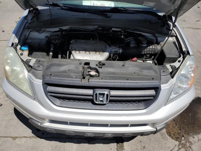 5FNYF18515B049272 - 2005 HONDA PILOT EXL SILVER photo 12