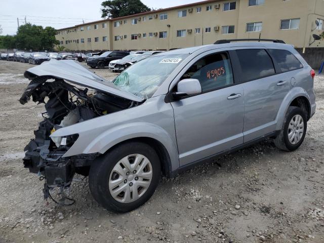 3C4PDCBB8KT783755 - 2019 DODGE JOURNEY SE SILVER photo 1