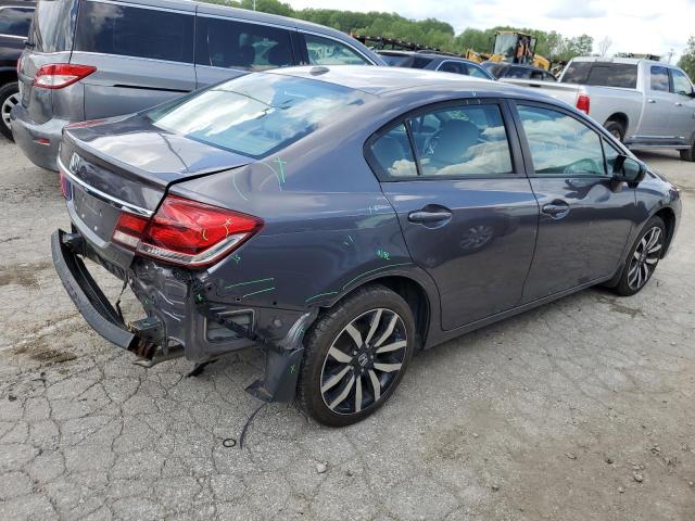 19XFB2F99EE053719 - 2014 HONDA CIVIC EXL 灰色 照片 3