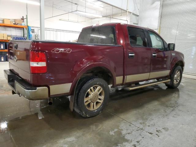 1FTPW145X5FA97219 - 2005 FORD F150 SUPERCREW MAROON photo 3